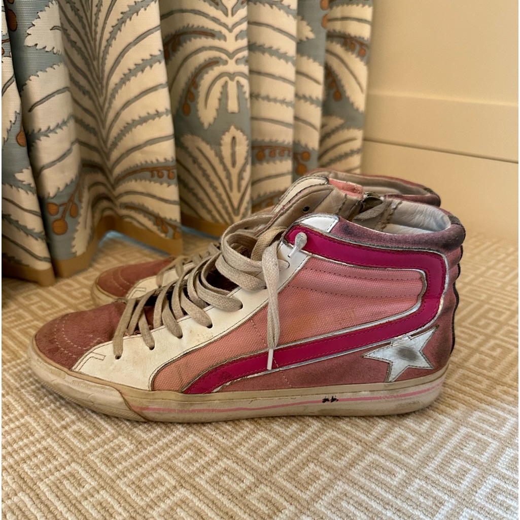 Pink Women's Golden Goose Slide (Size 39)